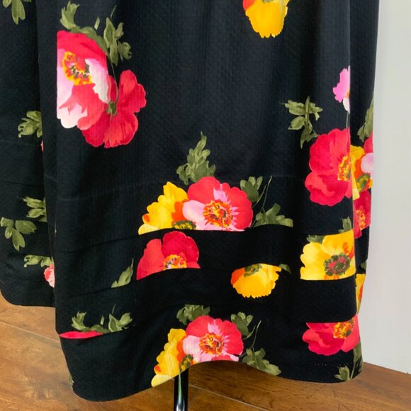 Vintage Nipon Night Floral Maxi Cotton Gown Dress Size 10 (6-8) - Picture 11 of 16